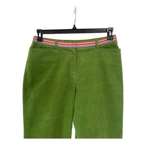 Lilly Pulitzer green corduroy pants